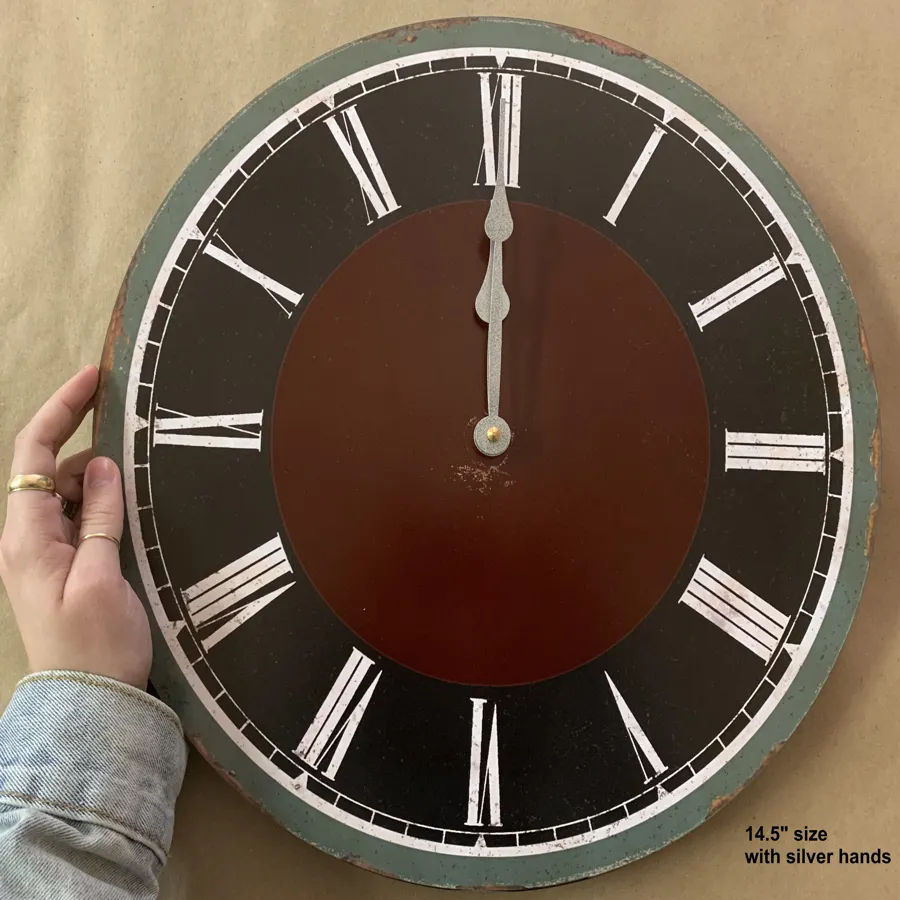 Rustic Modern Wall Clock