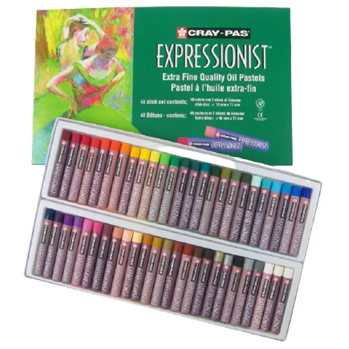Sakura Cray-Pas (Oil Pastels) EXPRESSIONIST, 48 - COLOUR SET