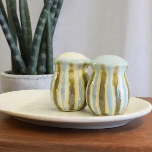 Salt and Pepper Shakers Teal