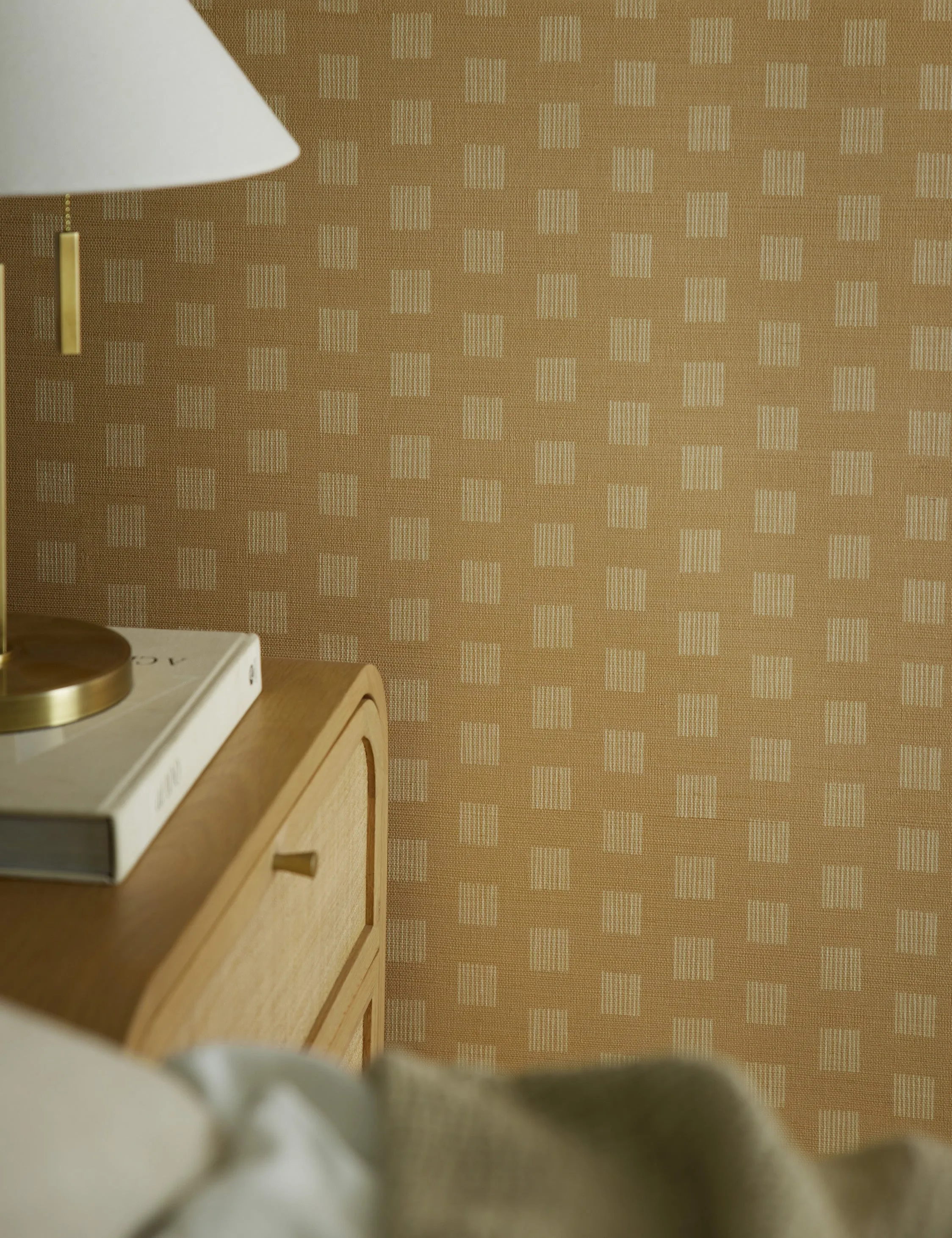 Sand Dune Grasscloth Wallpaper by Élan Byrd