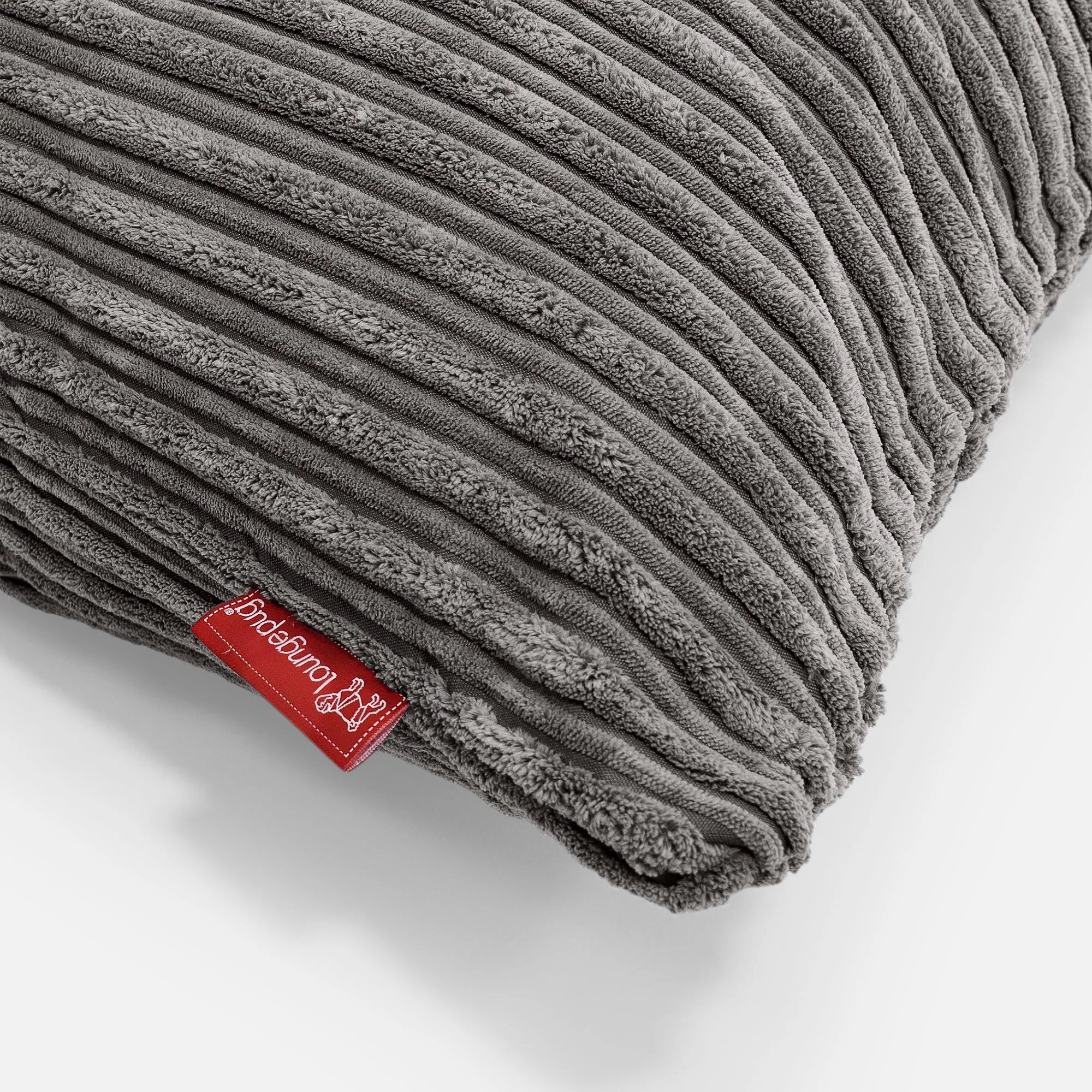 Scatter Cushion Cover 47 x 47cm - Cord Graphite Grey