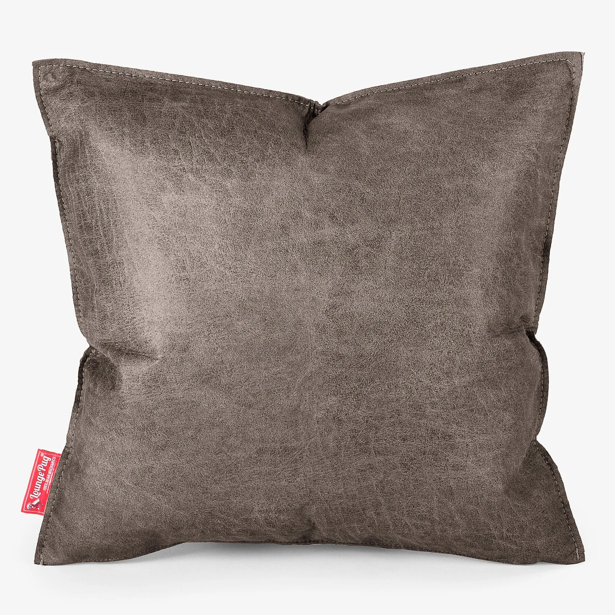 Scatter Cushion Cover 47 x 47cm - Distressed Leather Natural Slate