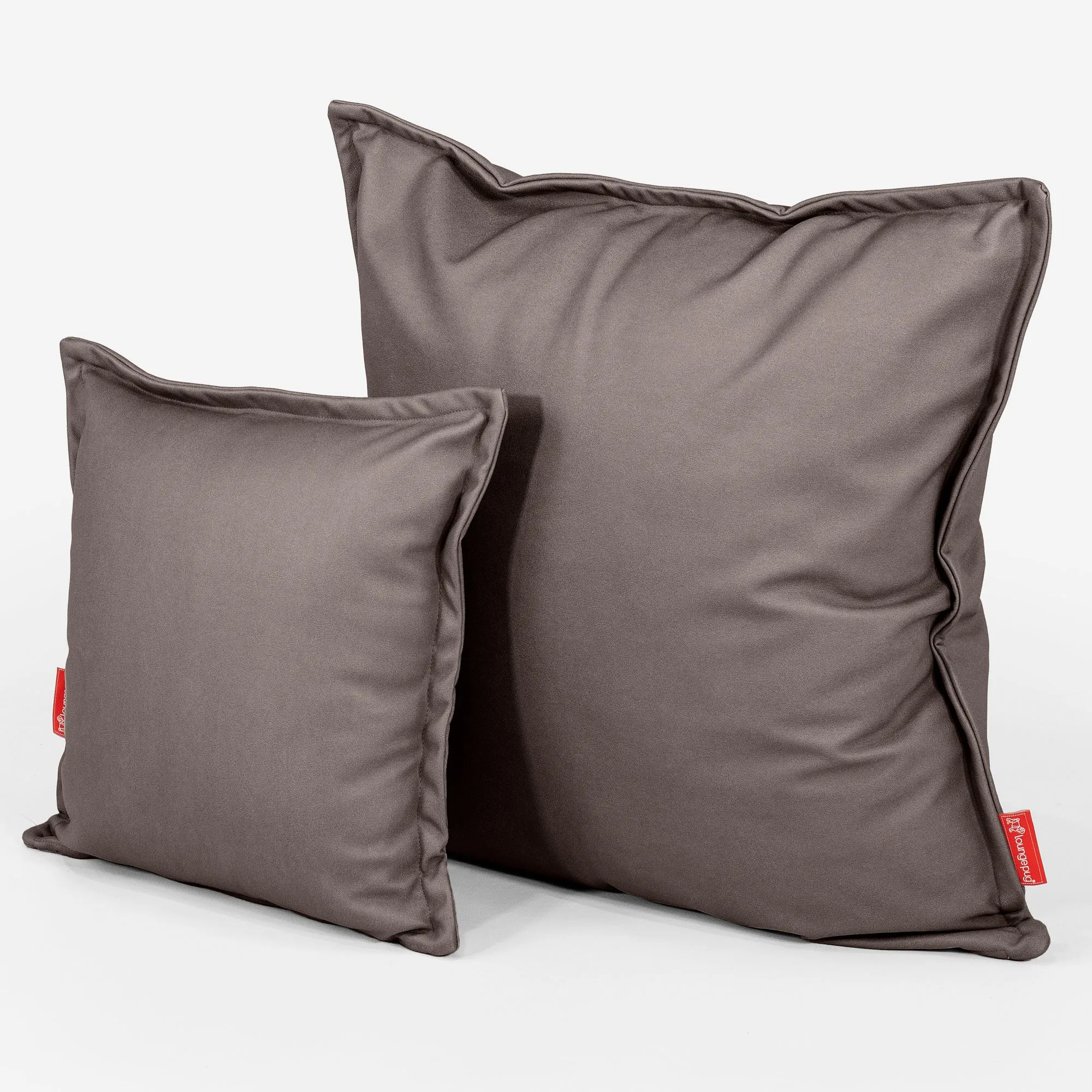 Scatter Cushion Cover 47 x 47cm - Vegan Leather Chocolate