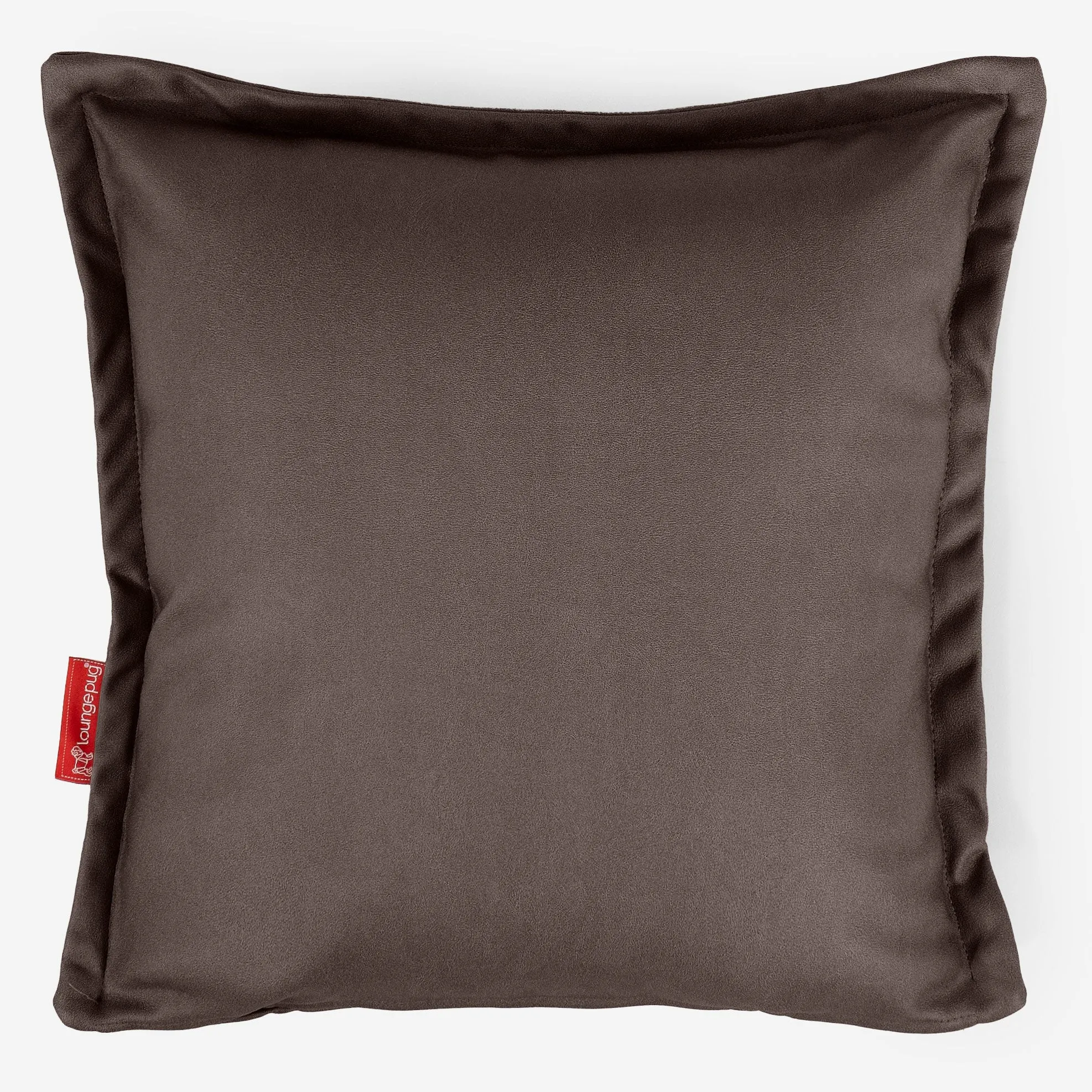 Scatter Cushion Cover 47 x 47cm - Vegan Leather Chocolate