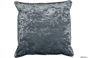 Serenity Crushed Velvet Cushion - Dusk