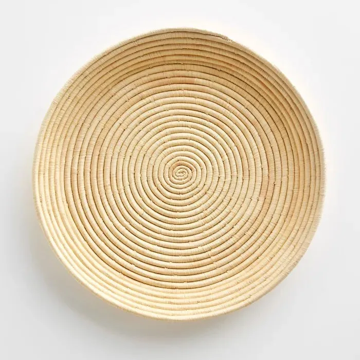 SERVING TRAY OR WALL HANGING  ART DECOR  TAN