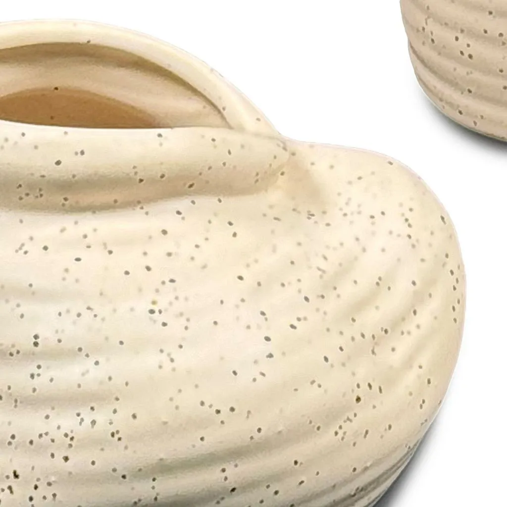 Set of 3 Artistic Ceramic Vases | Textured Vase | Design Vase | Ceramic Vessel