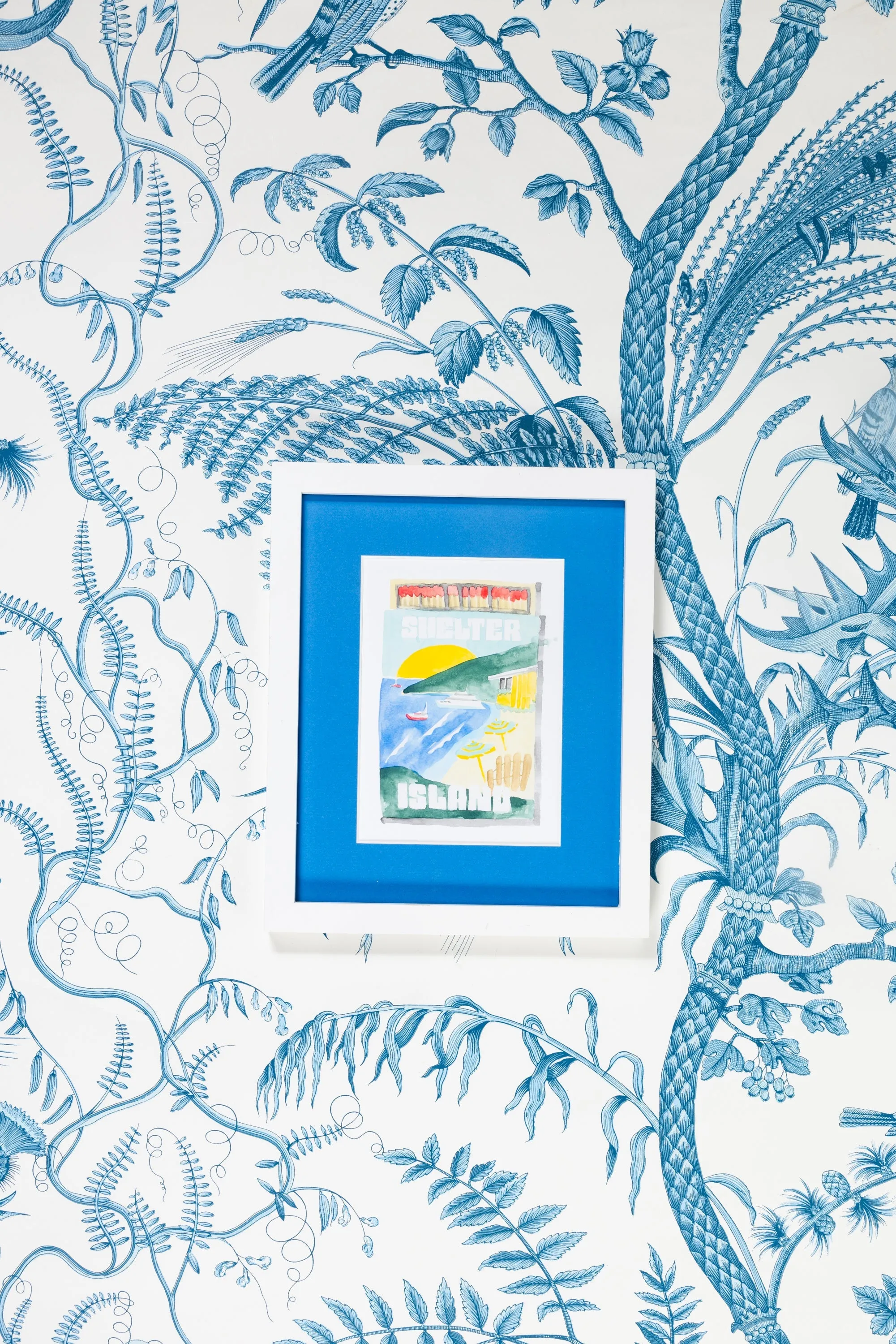 Shelter Island Matchbook Illustration Print