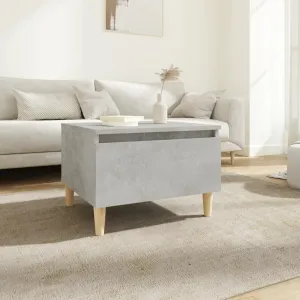 Side Table Concrete Grey 50x46x35 cm Engineered Wood