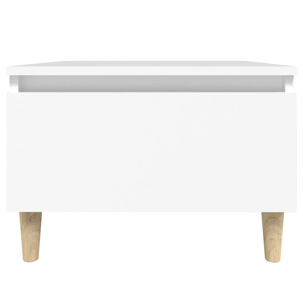Side Tables 2 pcs White 50x46x35 cm Engineered Wood