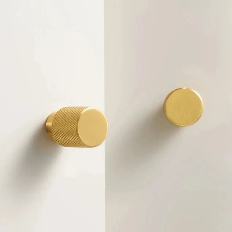 Simon Brass Knobs & Hooks