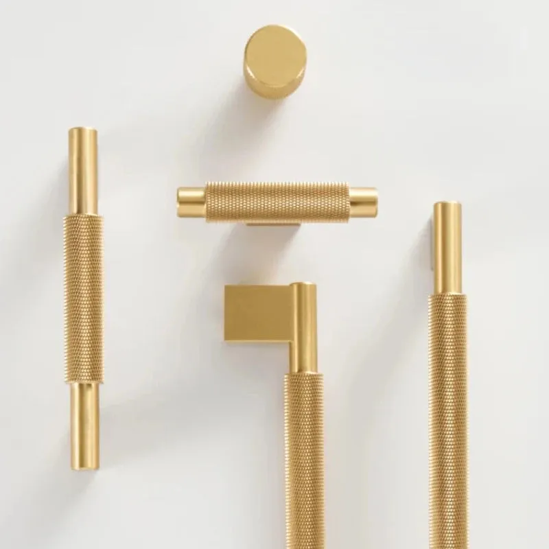 Simon Brass Knobs & Hooks