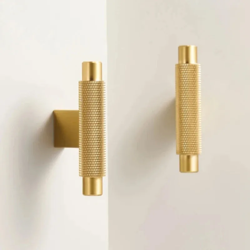 Simon Brass Knobs & Hooks