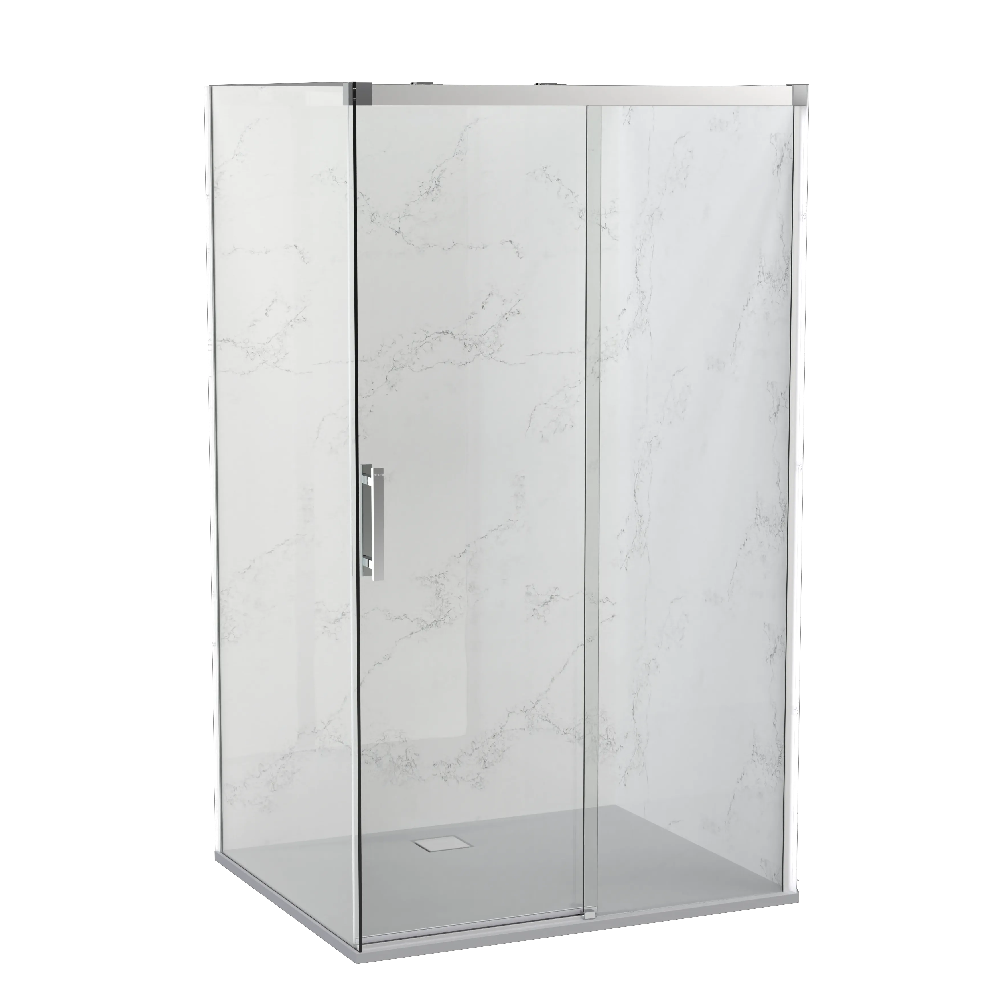 SlateForma Motio 1200x1000 Two Wall Shower