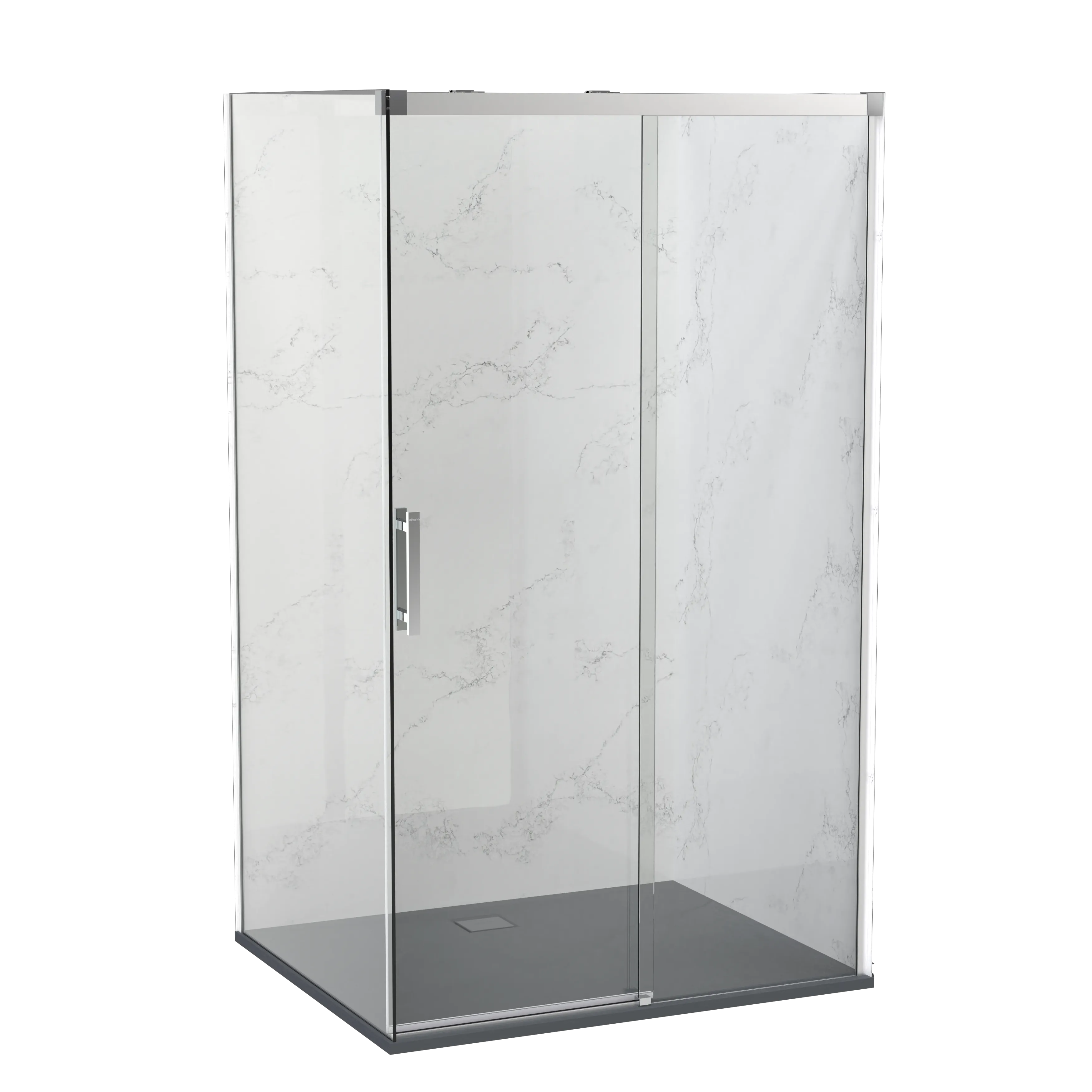 SlateForma Motio 1200x1000 Two Wall Shower