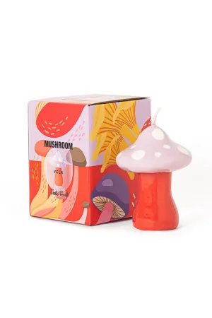 Small Mushroom Candle (Pink)