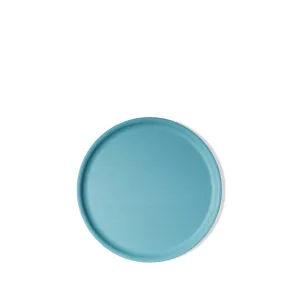 Small Round Tray in Foggy Blue