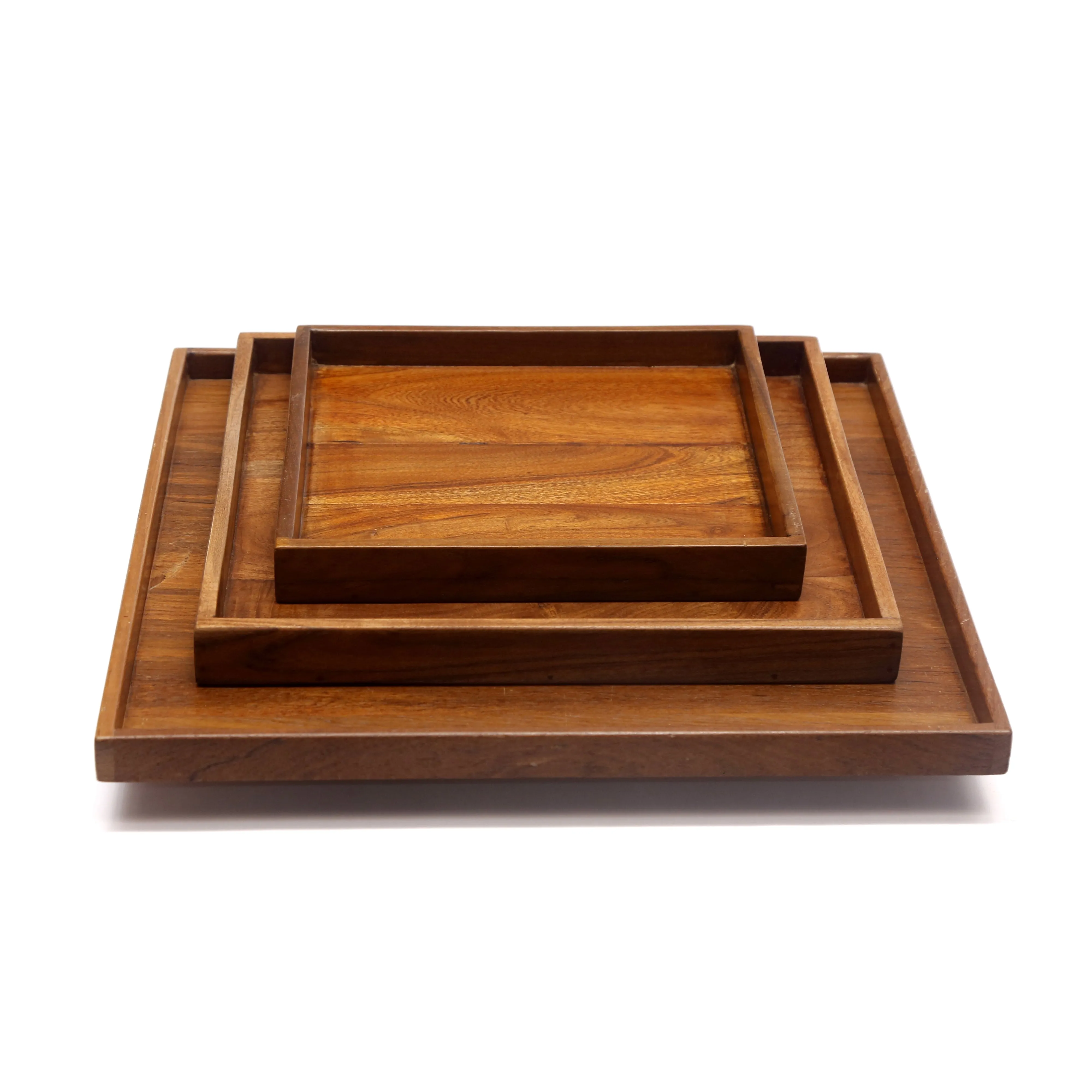 Solid Snack Tray Set