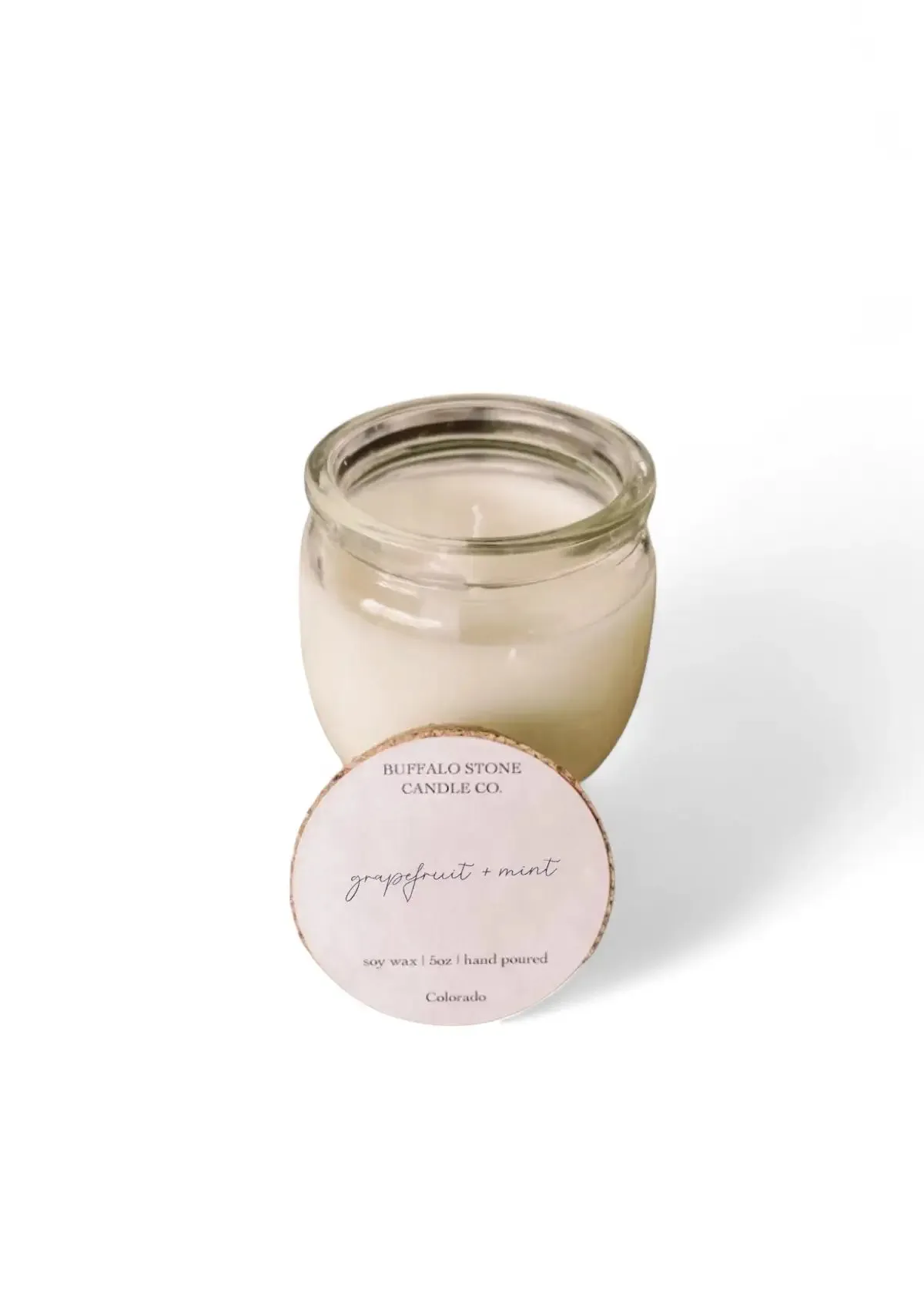 Soy Grapefruit and Mint Candle