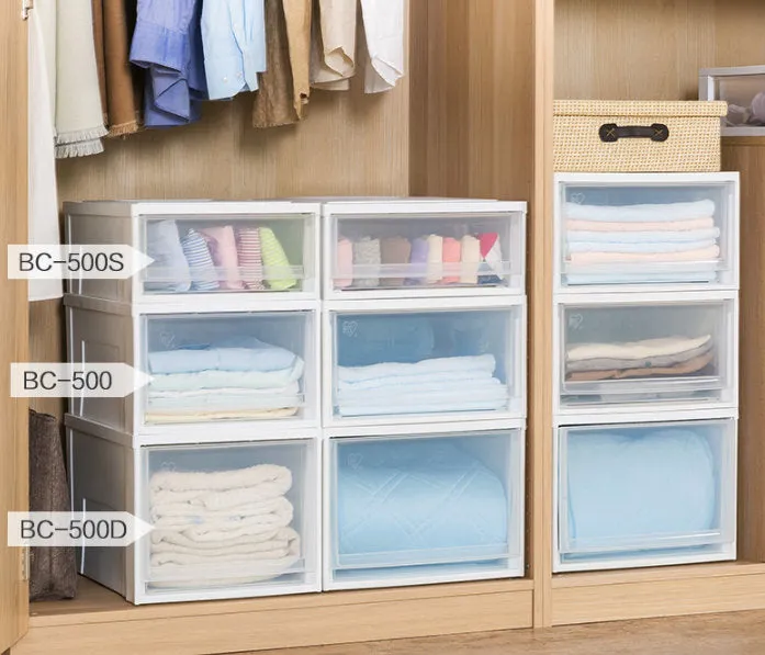 Stackable Storage Box - Bedroom Organizer - Clothes Storage - Drawer Chest - Bedroom Table Stand Cabinet - Closet Organization - Laundry