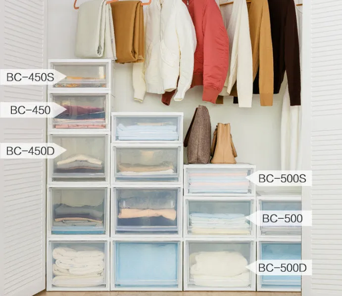 Stackable Storage Box - Bedroom Organizer - Clothes Storage - Drawer Chest - Bedroom Table Stand Cabinet - Closet Organization - Laundry