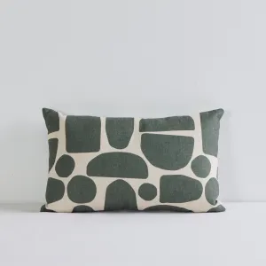 Stone Age Cushion - Green - 30x50cm