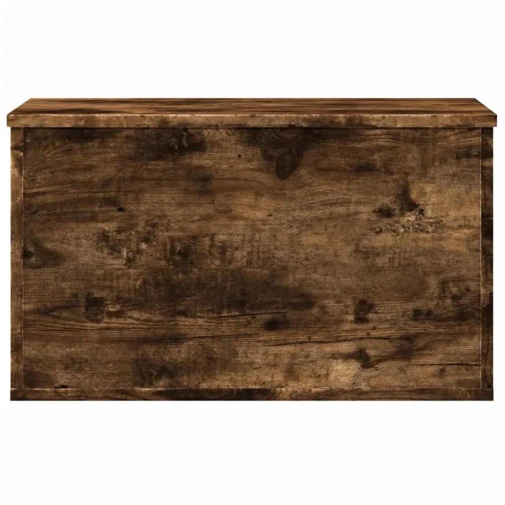 Storage Box Smoked Oak 60x35x35 cm Engineered Wood