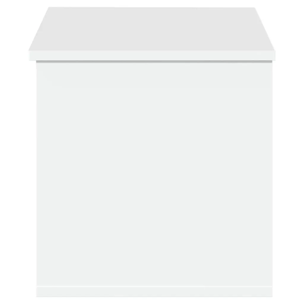 Storage Box White 90x35x35 cm Engineered Wood
