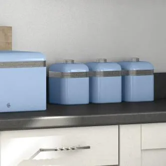 Swan Retro Set of 3 Canisters