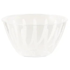 Swirl Bowl Clear - Plastic 709ml
