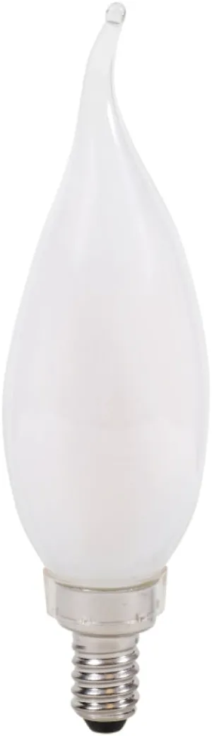 Sylvania 40782 Natural LED Bulb, Decorative, B10 Bent Tip Lamp, 60 W Equivalent, E12 Lamp Base, Dimmable, Frosted :CD 2: QUANTITY: 1
