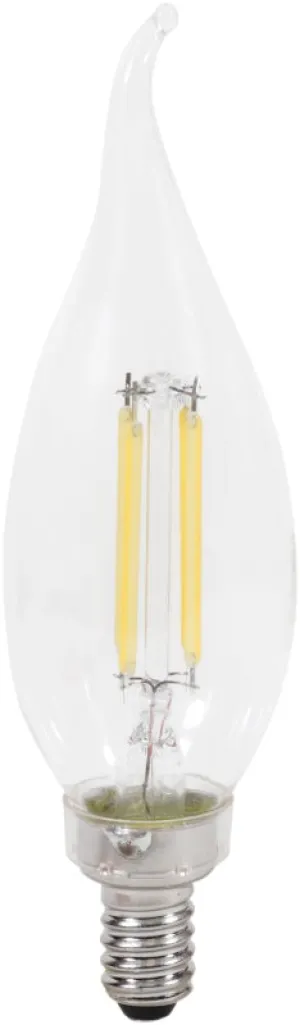 Sylvania 40791 Natural LED Bulb, Decorative, B10 Bent Tip Lamp, 40 W Equivalent, E12 Lamp Base, Dimmable, Clear :CD 2: QUANTITY: 1