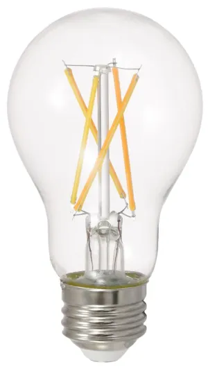 Sylvania 49826 Natural LED Bulb, General Purpose, A19 Lamp, 40 W Equivalent, E26 Lamp Base, Dimmable, Clear :BX 4: QUANTITY: 1