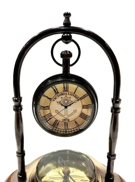 Table Clock & Desk Clock & Office Table Top Decoration & Gifting Item & Office Decor