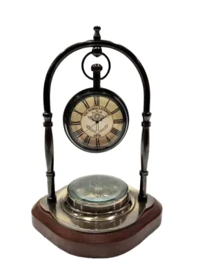Table Clock & Desk Clock & Office Table Top Decoration & Gifting Item & Office Decor