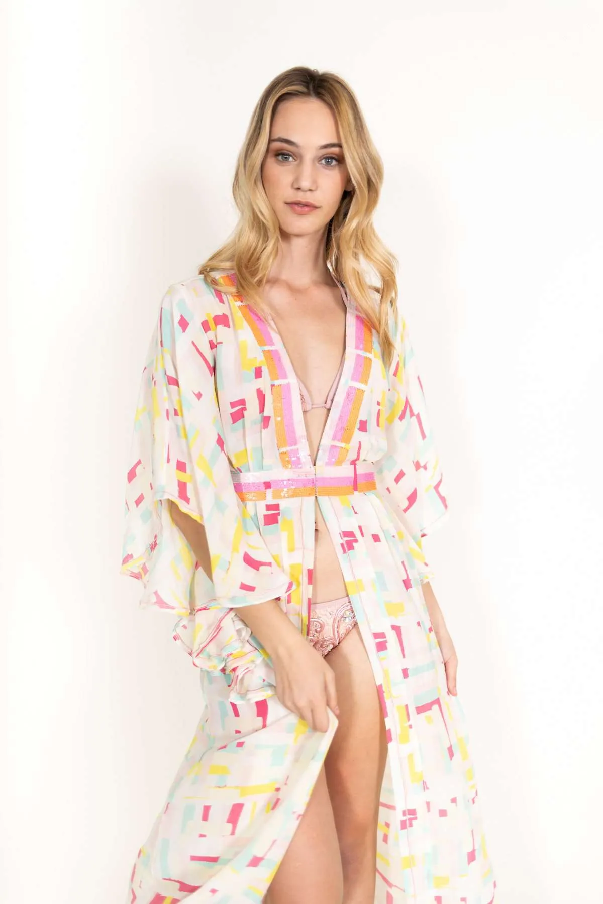 Taj Colorful Coverup