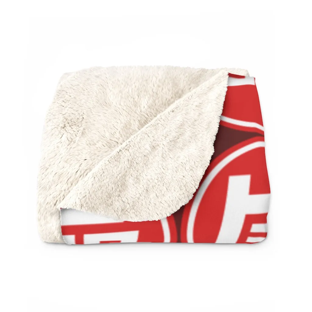 TEQ Toyota Sherpa Fleece Blanket by Reefmonkey BROWN