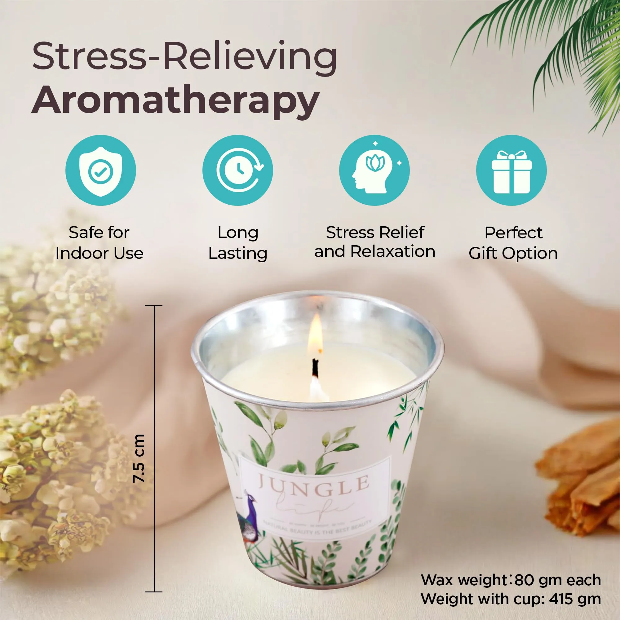 The Better Home Scented Candles for Gifting | 13 Hrs Burn Time | Aromatherapy Soy Wax Candles for Home Decor Fragrance | Aesthetic Candles for Home | Aroma Scented Candles for Bedroom | Pack of 3