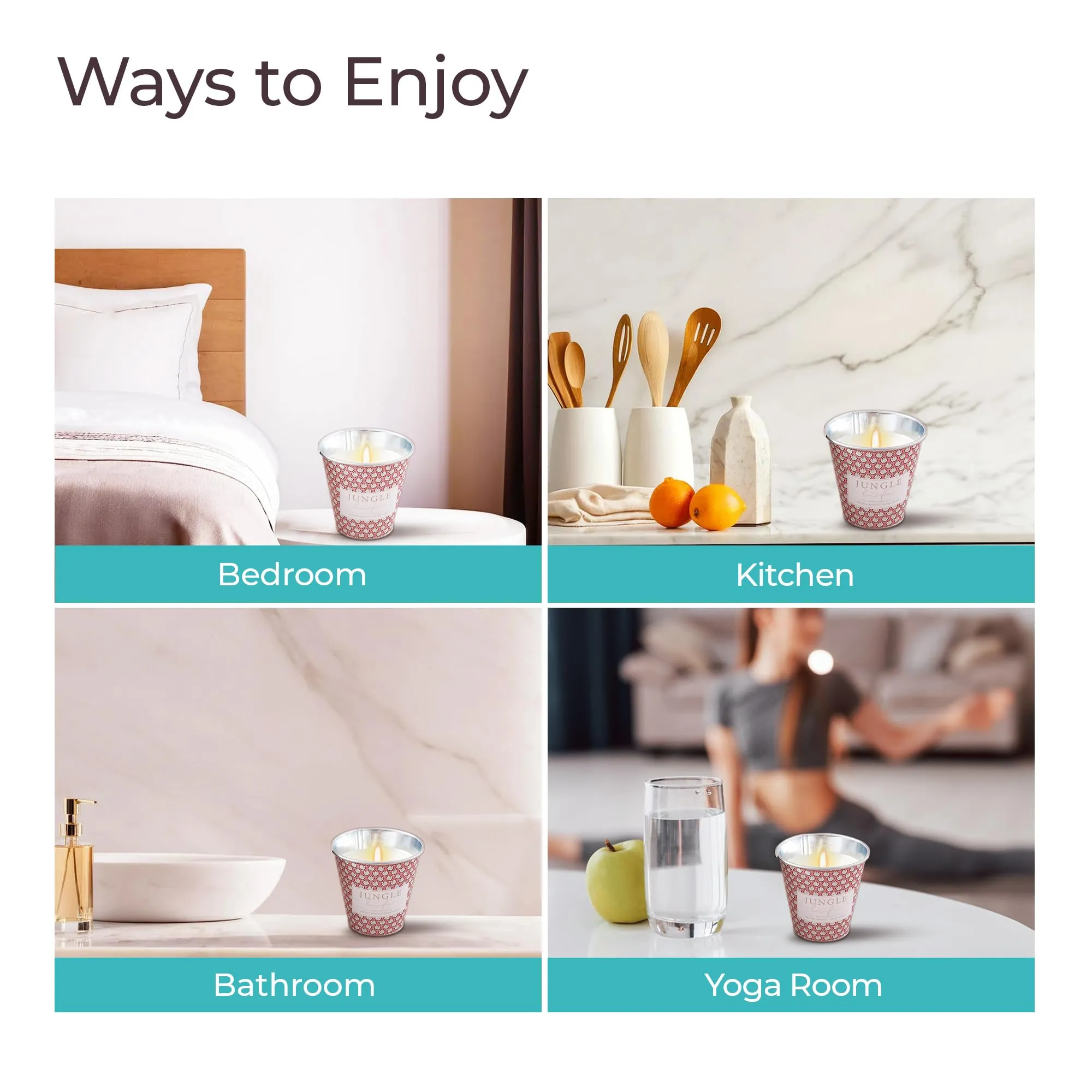 The Better Home Scented Candles for Gifting | 13 Hrs Burn Time | Aromatherapy Soy Wax Candles for Home Decor Fragrance | Aesthetic Candles for Home | Aroma Scented Candles for Bedroom | Pack of 3