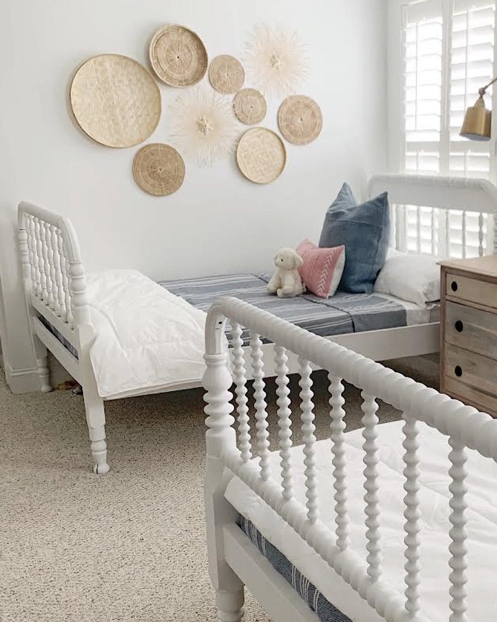 The Coastal Oak x Olive & Iris Basket Wall Hanging Set of 9