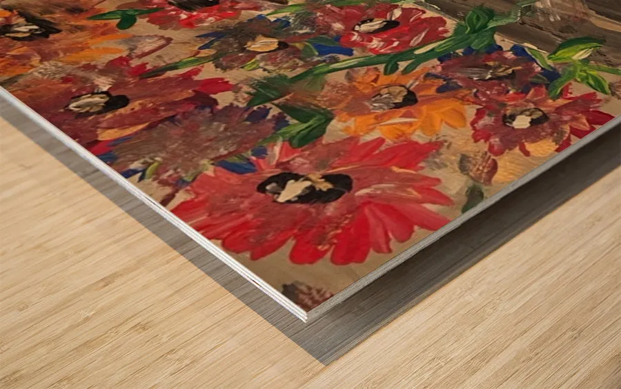 The Happy Flowers Original Artwork by Deanna Caroon