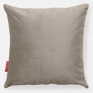Throw Pillow Cover 47 x 47cm - Velvet Mink