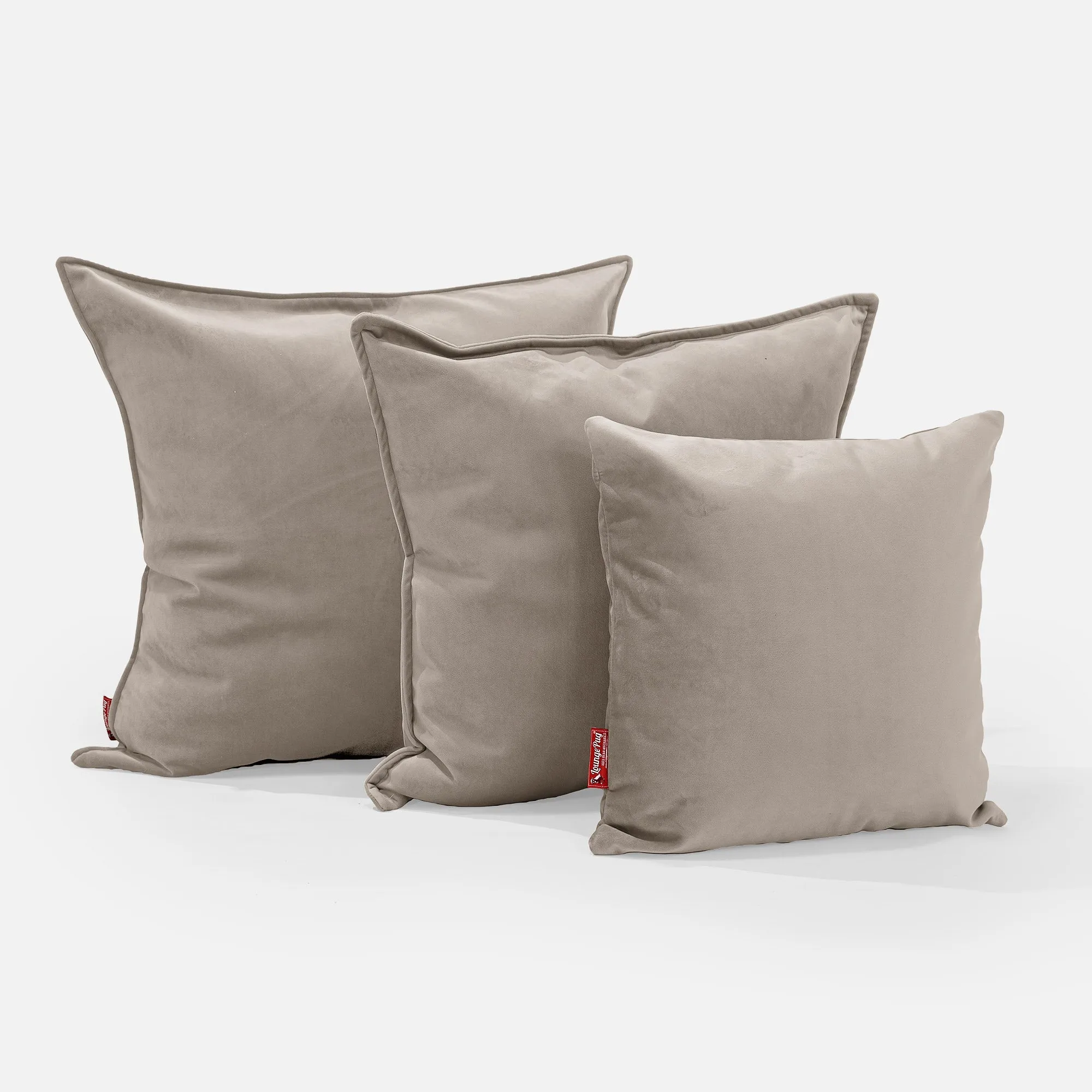 Throw Pillow Cover 47 x 47cm - Velvet Mink