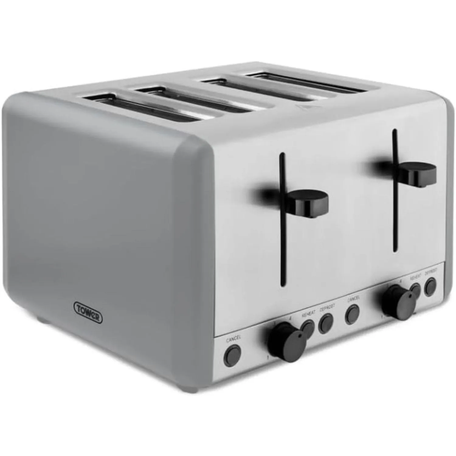 Tower Sera 4 Slice Toaster  - Grey