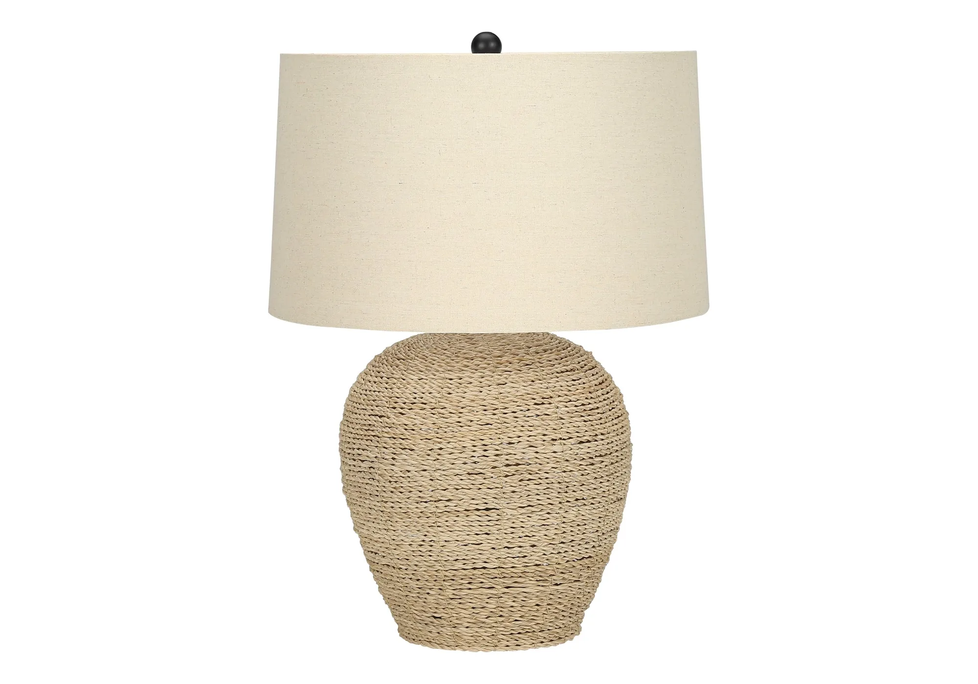 TransRattan Glow - Illuminate your space with our stunning 25"H table lampaesthetics