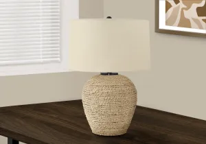 TransRattan Glow - Illuminate your space with our stunning 25"H table lampaesthetics