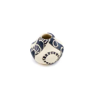 Tribal Vase, Black and White