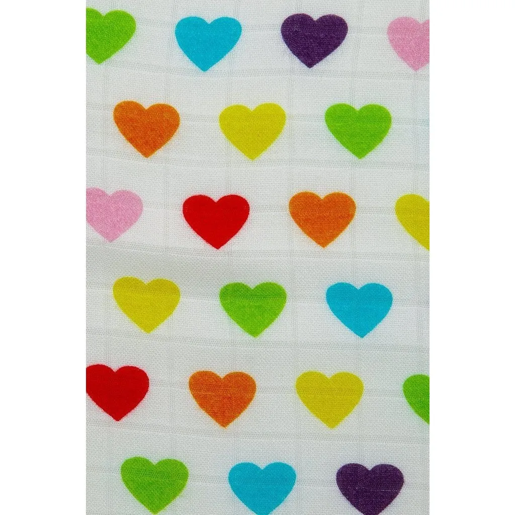Tula Blanket - Rainbow Hearts Oliver (Set)