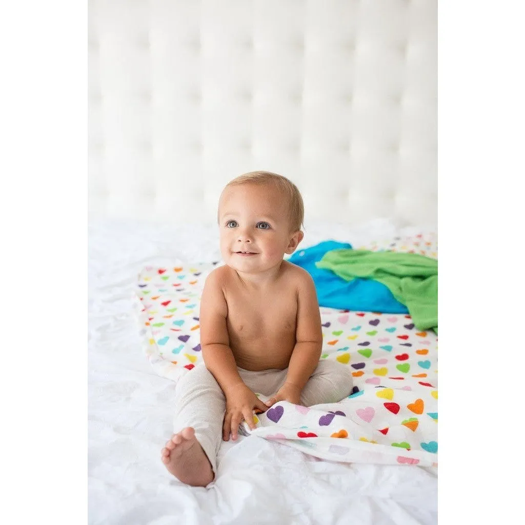 Tula Blanket - Rainbow Hearts Oliver (Set)