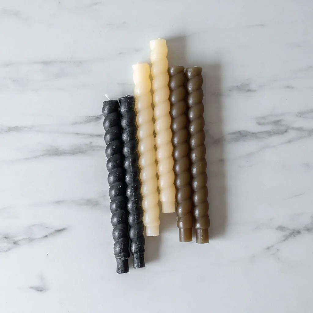 Twisted Taper Candles